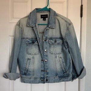 Something Navy Light Blue Denim Jacket